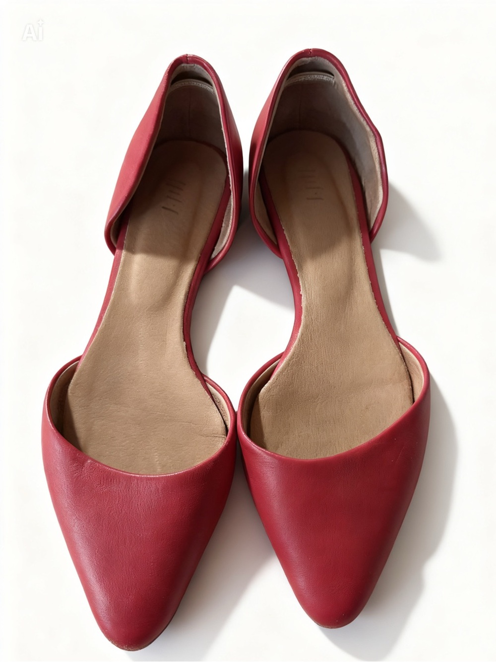 J Jill red pointy toe D’Orsey red flats